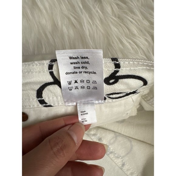 Reformation " Julianna Zip Mid Rise Straight Leg Jeans" Size 30 - Picture 10 of 15